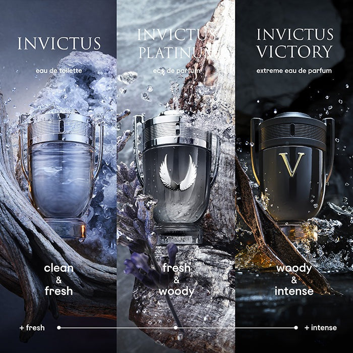 INVICTUS PLATINUM EDP PERFUME by RABANNE at Sundora