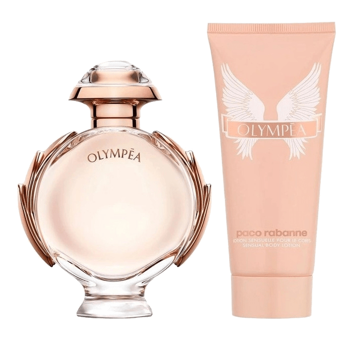 OLYMPEA WOMEN GIFT SET EDP+BODY LOTION 100ML GIFT SET by RABANNE at Sundora