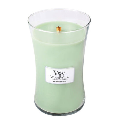 WHITE WILLOW MOSS CANDLE CANDLE by WOODWICK at Sundora
