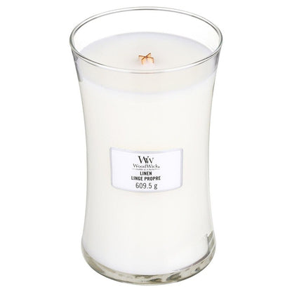 LINEN CANDLE CANDLE by WOODWICK at Sundora