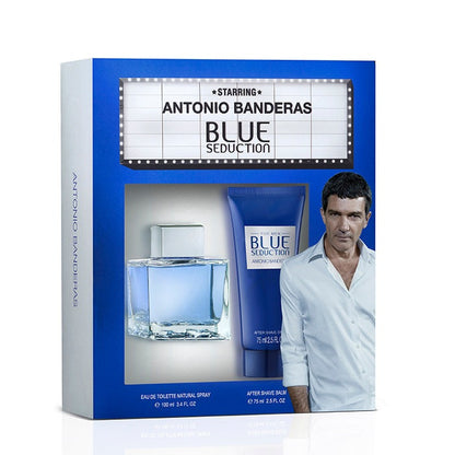 BLUE SEDUCTION MEN DEO SPRAY DEODORANT by BANDERAS at Sundora