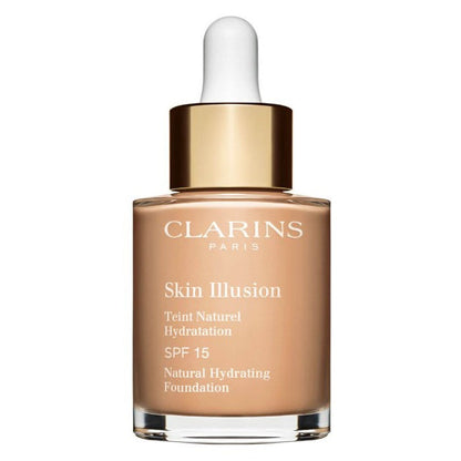 SKIN ILLUSION NATURAL HYDRATING FOUNDATION SPF 15 FOUNDATION by CLARINS at Sundora