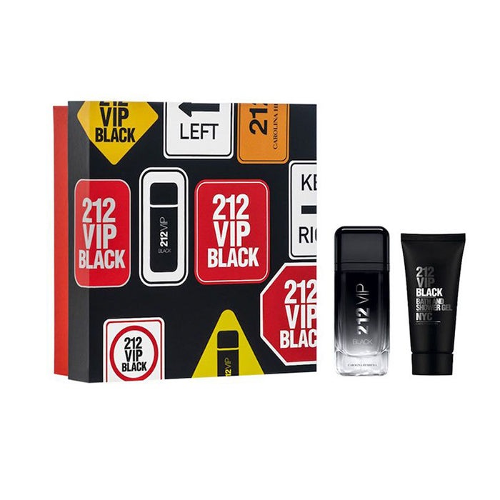 212 VIP BLACK MEN GIFT SET GIFT SET by CAROLINA HERRERA at Sundora