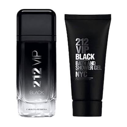 212 VIP BLACK MEN GIFT SET GIFT SET by CAROLINA HERRERA at Sundora