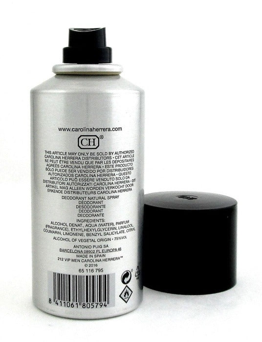 212 VIP MEN DEODORANT SPRAY DEODORANT by CAROLINA HERRERA at Sundora
