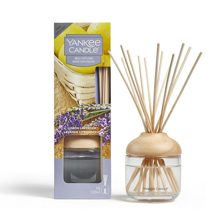LEMON LAVENDER REED DIFFUSER 120ML DIFFUSER by YANKEE CANDLE at Sundora