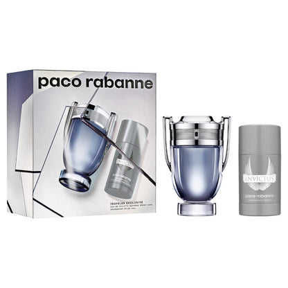 INVICTUS GIFT SET EDT +DEO STICK 75ML GIFT SET by RABANNE at Sundora