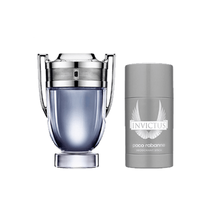 INVICTUS GIFT SET EDT +DEO STICK 75ML GIFT SET by RABANNE at Sundora