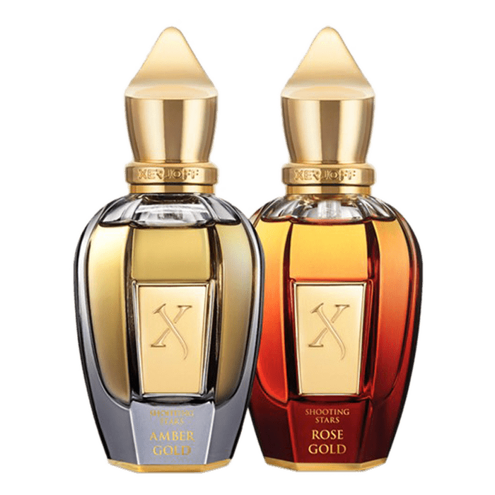 SHOOTING STARS AMBER GOLD + ROSE GOLD PARFUM GIFT SET by XERJOFF at Sundora