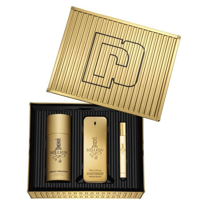 1 MILLION GIFTSET EDT100ML WITH 150ML DEO &amp; EDT10ML GIFT SET by RABANNE at Sundora