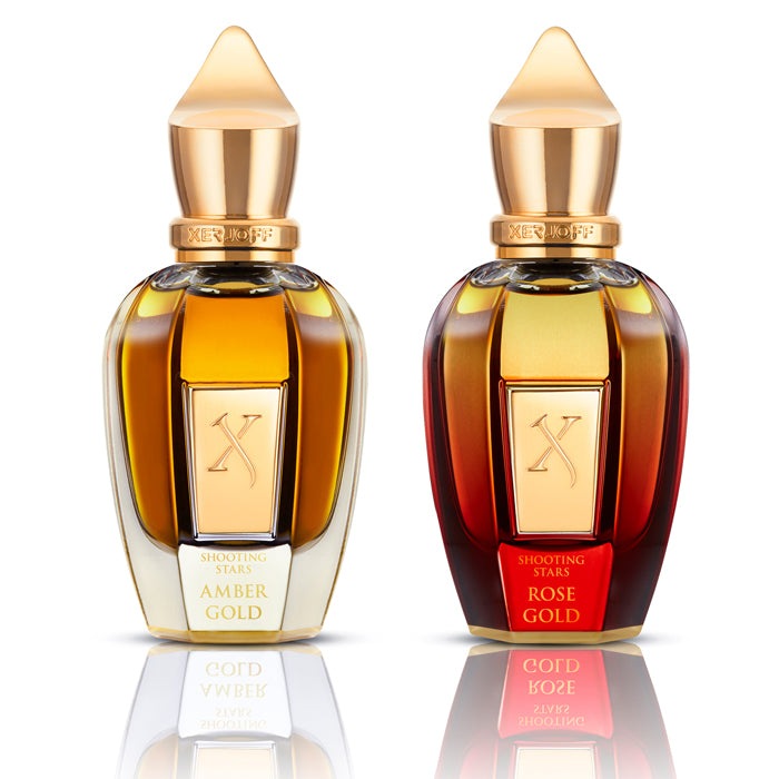 SHOOTING STARS AMBER GOLD + ROSE GOLD PARFUM GIFT SET by XERJOFF at Sundora