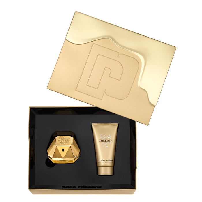 LADY MILLION GIFT SET EDP 50ML + BODY LOTION 75ML GIFT SET by RABANNE at Sundora
