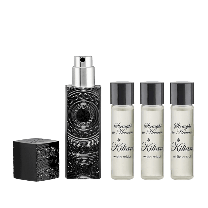 STRAIGHT TO HEAVEN, WHITE CRISTAL TRAVEL SPRAY WITH ITS 4 REFILLS GIFT SET by KILIAN PARIS at Sundora