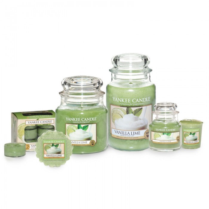 VANILLA LIME CLASSIC JAR CANDLE by YANKEE CANDLE at Sundora