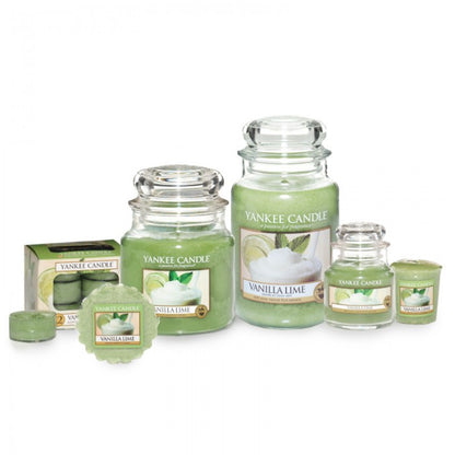 VANILLA LIME CLASSIC JAR CANDLE by YANKEE CANDLE at Sundora