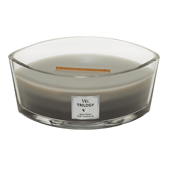 WARM WOODS TRILOGY CANDLE CANDLE by WOODWICK at Sundora