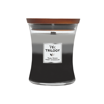 WARM WOODS TRILOGY CANDLE CANDLE by WOODWICK at Sundora