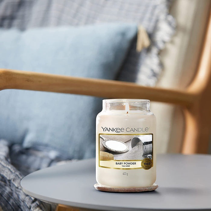 BABY POWDER CLASSIC JAR CANDLE by YANKEE CANDLE at Sundora