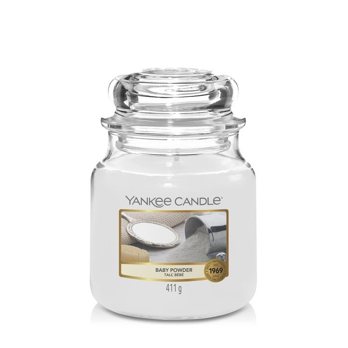 BABY POWDER CLASSIC JAR CANDLE by YANKEE CANDLE at Sundora