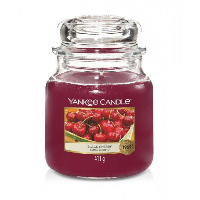 BLACK CHERRY CLASSIC JAR CANDLE by YANKEE CANDLE at Sundora