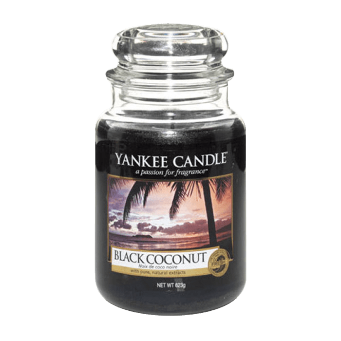 BLACK COCONUT CLASSIC JAR CANDLE by YANKEE CANDLE at Sundora