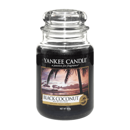 BLACK COCONUT CLASSIC JAR CANDLE by YANKEE CANDLE at Sundora