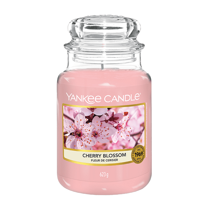 CHERRY BLOSSOM CLASSIC JAR CANDLE by YANKEE CANDLE at Sundora