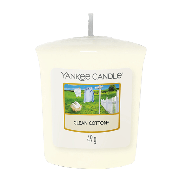 CLEAN COTTON CLASSIC JAR CANDLE by YANKEE CANDLE at Sundora