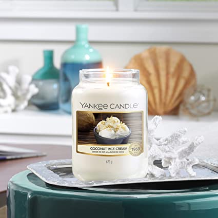 COCONUT RICE CREAM CLASSIC JAR CANDLE by YANKEE CANDLE at Sundora