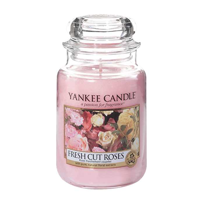 FRESH CUT ROSES CLASSIC JAR CANDLE by YANKEE CANDLE at Sundora
