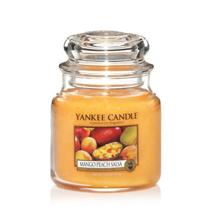MANGO PEACH SALSA CLASSIC JAR CANDLE by YANKEE CANDLE at Sundora
