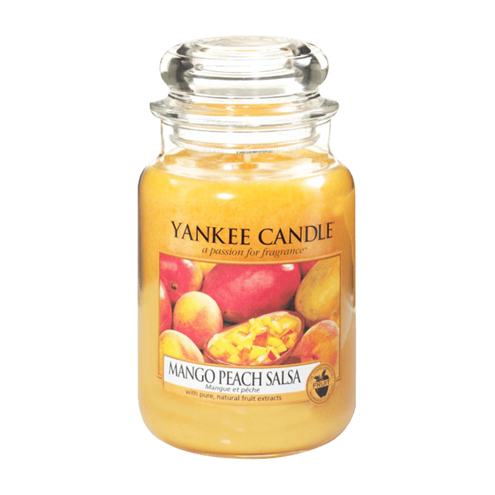 MANGO PEACH SALSA CLASSIC JAR CANDLE by YANKEE CANDLE at Sundora