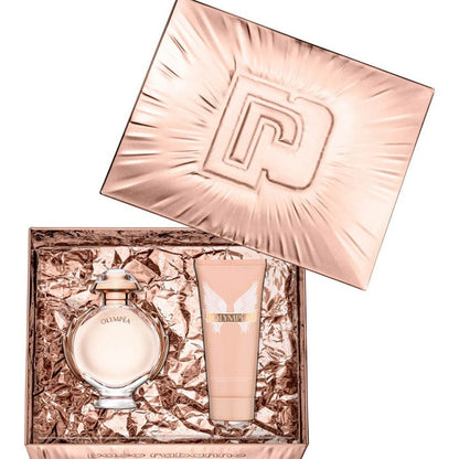 OLYMPEA WOMEN GIFT SET EDP+BODY LOTION 100ML GIFT SET by RABANNE at Sundora