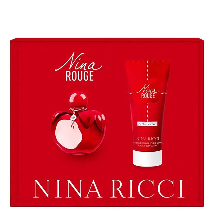 NINA ROUGE + BODY LOTION 100ML GIFT SET by NINA RICCI at Sundora