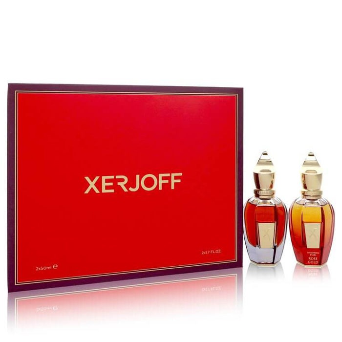 SHOOTING STARS AMBER GOLD + ROSE GOLD PARFUM GIFT SET by XERJOFF at Sundora